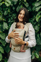 LennyLight Carrier, jacquard weave 50% cotton, 50% bamboo viscose - INFINITY - GOLDEN HOUR - Woven Baby Standard   lenny_light    #