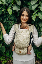 LennyLight Carrier, jacquard weave 50% cotton, 50% bamboo viscose - INFINITY - GOLDEN HOUR - Woven Baby Standard   lenny_light    #
