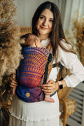 LennyLight Carrier, jacquard weave 100% cotton - PEACOCK'S TAIL - BOLERO