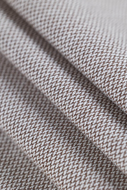 LennyTwin Carrier, broken-twill weave 100% cotton - PEANUT BUTTER - Woven Baby Standard   lenny_twin    #