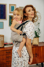 LennyPreschool Carrier, broken - twill weave 100% cotton - PEANUT BUTTER  (grade B) - Woven Baby Preschool   lenny_preschool    #