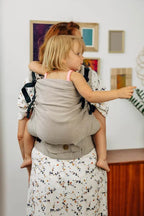 LennyPreschool Carrier, broken - twill weave 100% cotton - PEANUT BUTTER - Woven Baby Preschool   lenny_preschool    #