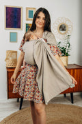 Ring Sling, Broken twill Weave (100% cotton), with gathered shoulder - PEANUT BUTTER - standard 1.8m (grade B)