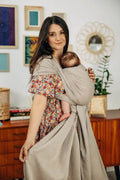 Baby Sling, Broken Twill Weave, (100% cotton) - PEANUT BUTTER (grade B) - Woven Baby L - 7   long_woven_wraps    #