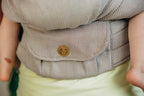 LennyPreschool Carrier, herringbone weave 100% cotton - LITTLE HERRINGBONE ALMOND - Woven Baby Preschool   lenny_preschool    #