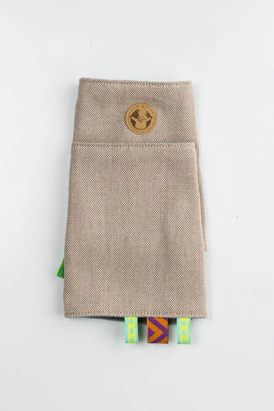Drool Pads & Reach Straps Set, (60% cotton, 40% polyester) - PEANUT BUTTER - Woven Baby Title - Default Title   drool_pad    #