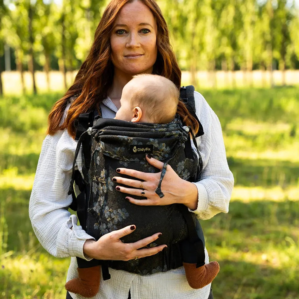 DIDYMOS DidyFix - Woven Baby One Size / Blue Blossom   Baby Carriers > Fullbuckle Carrier > DidyFix    #
