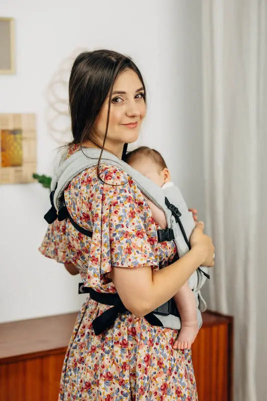 LennyLight Carrier, broken-twill weave (58% cotton, 42% linen) - COAST - Woven Baby Standard   lenny_light    #