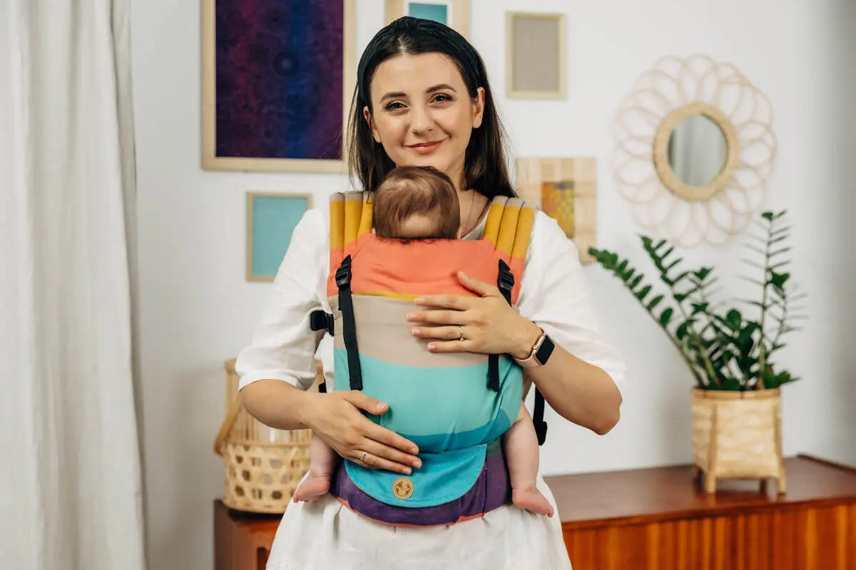 LennyLight Carrier, broken-twill weave 100% cotton - PASTELS - Woven Baby Size - Standard   lenny_light    #