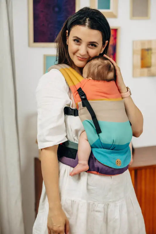 LennyLight Carrier, broken-twill weave 100% cotton - PASTELS - Woven Baby Size - Standard   lenny_light    #
