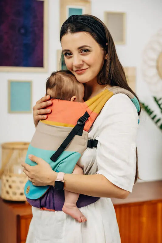 LennyLight Carrier, broken-twill weave 100% cotton - PASTELS - Woven Baby Size - Standard   lenny_light    #