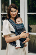LennyLight Carrier, jacquard weave, (54% cotton, 46% TENCEL™ Lyocell) - RAINFOREST - NOCTURNAL