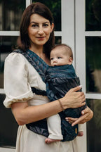 LennyLight Carrier, jacquard weave, (54% cotton, 46% TENCEL™ Lyocell) - RAINFOREST - NOCTURNAL - Woven Baby Standard   lenny_light    #
