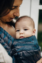 LennyLight Carrier, jacquard weave, (54% cotton, 46% TENCEL™ Lyocell) - RAINFOREST - NOCTURNAL - Woven Baby Standard   lenny_light    #