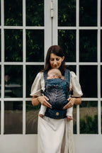 LennyLight Carrier, jacquard weave, (54% cotton, 46% TENCEL™ Lyocell) - RAINFOREST - NOCTURNAL - Woven Baby Standard   lenny_light    #