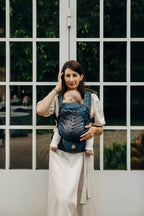 LennyLight Carrier, jacquard weave, (54% cotton, 46% TENCEL™ Lyocell) - RAINFOREST - NOCTURNAL - Woven Baby Standard   lenny_light    #