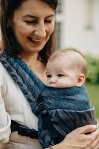 LennyLight Carrier, jacquard weave, (54% cotton, 46% TENCEL™ Lyocell) - RAINFOREST - NOCTURNAL - Woven Baby Standard   lenny_light    #