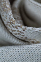 Baby Wrap, Jacquard Weave (100% cotton) - JURASSIC - ICE DESERT - Woven Baby XS - 4   long_woven_wraps    #