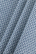 Baby Sling, Herringbone Weave (100% cotton) - LITTLE HERRINGBONE GREY (grade B) - Woven Baby M - 6   long_woven_wraps    #