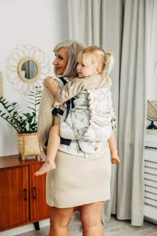 LennyPreschool Carrier, jacquard weave 100% cotton - JURASSIC - ICE DESERT - Woven Baby Size - Preschool   lenny_preschool    #