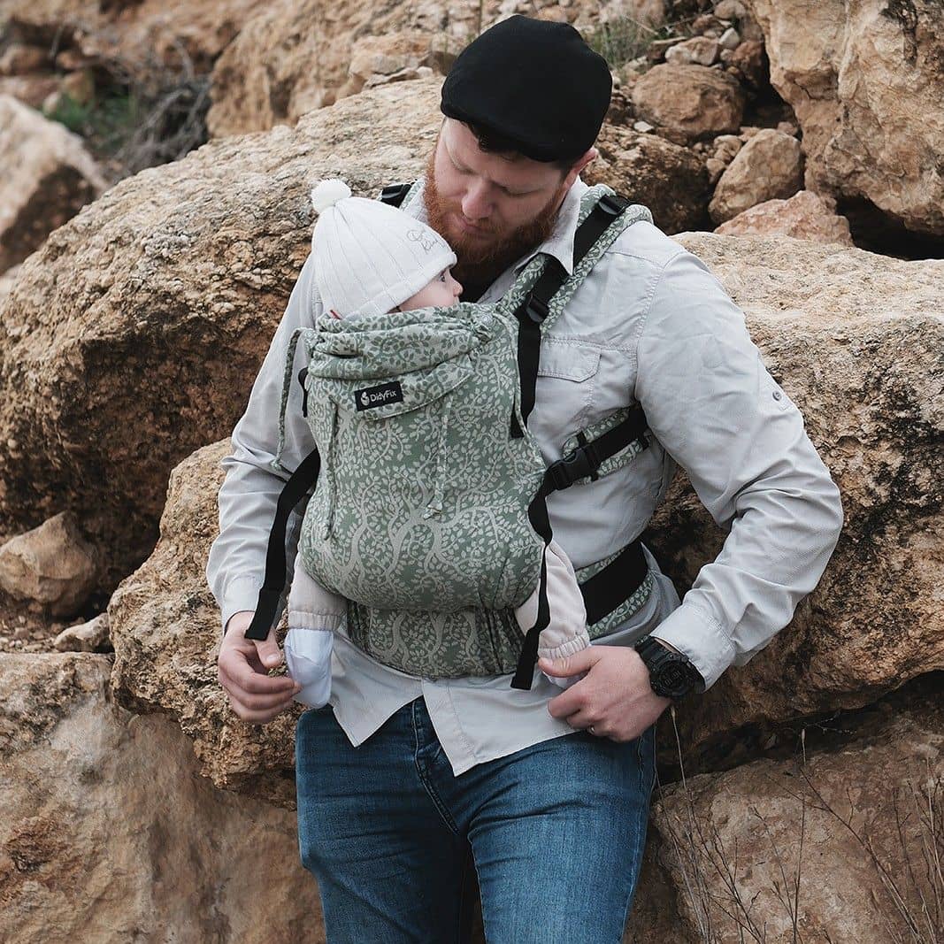 DIDYMOS DidyFix - Woven Baby One Size / Olive Twig   Baby Carriers > Fullbuckle Carrier > DidyFix    #
