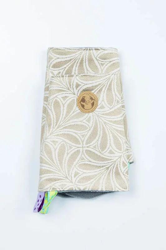 Drool Pads & Reach Straps Set, (Outer fabric - 50% cotton, 50% bamboo viscose; Lining - 100% polyester) - INFINITY - GOLDEN HOUR - Woven Baby Title - Default Title   drool_pad    #