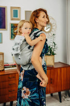 LennyPreschool Carrier, broken - twill weave (58% cotton, 42% linen) - COAST - Woven Baby Preschool   lenny_preschool    #