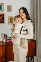 LennyLight Carrier, jacquard weave 100% cotton - JURASSIC - ICE DESERT - Woven Baby Standard   lenny_light    #
