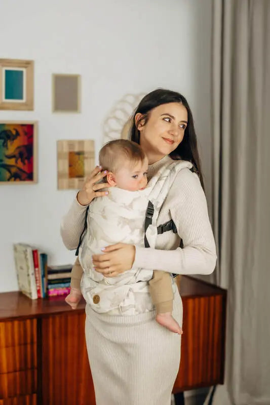 LennyLight Carrier, jacquard weave 100% cotton - JURASSIC - ICE DESERT - Woven Baby Standard   lenny_light    #