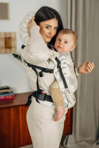 LennyLight Carrier, jacquard weave 100% cotton - JURASSIC - ICE DESERT - Woven Baby Standard   lenny_light    #