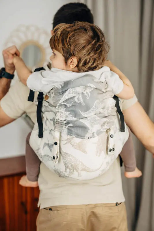 Lenny Buckle Onbuhimo PRO baby carrier, jacquard weave (100% cotton) - JURASSIC - ICE DESERT - Woven Baby Size - Preschool-Size - Standard-Size - Toddler   buckle_onbu_pro_carriers    #