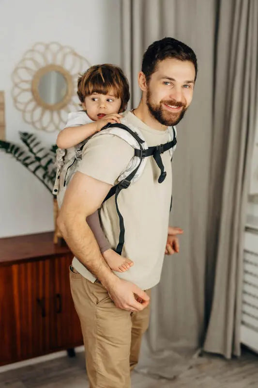 Lenny Buckle Onbuhimo PRO baby carrier, jacquard weave (100% cotton) - JURASSIC - ICE DESERT - Woven Baby Size - Preschool-Size - Standard-Size - Toddler   buckle_onbu_pro_carriers    #