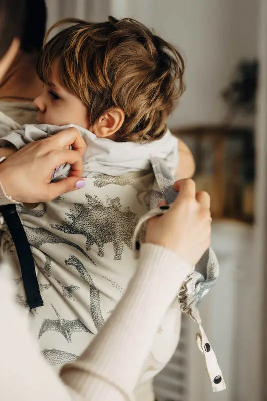Lenny Buckle Onbuhimo PRO baby carrier, jacquard weave (100% cotton) - JURASSIC - ICE DESERT - Woven Baby Size - Preschool-Size - Standard-Size - Toddler   buckle_onbu_pro_carriers    #