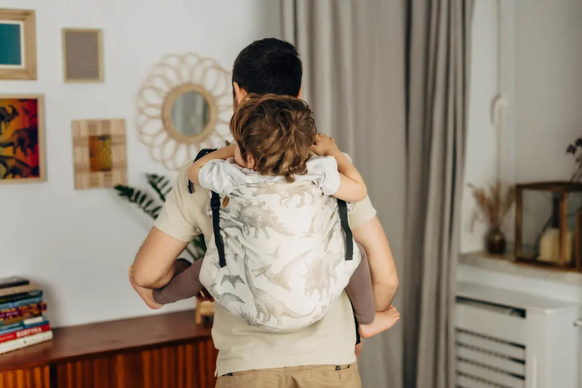 Lenny Buckle Onbuhimo PRO baby carrier, jacquard weave (100% cotton) - JURASSIC - ICE DESERT - Woven Baby Preschool   buckle_onbu_pro_carriers    #