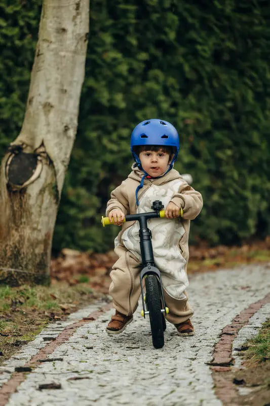Jumpsuit for a child- Beige & Jurassic - Ice Desert - Woven Baby 62   bear_romper    #