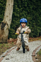 Jumpsuit for a child- Beige & Jurassic - Ice Desert - Woven Baby 62   bear_romper    #