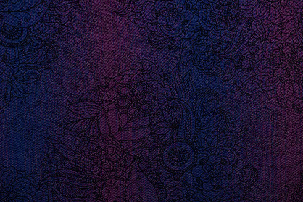 LennyUpGrade PRO Carrier, jacquard weave 100% cotton - WILD WINE - BOUQUET - Woven Baby Standard   lenny_upgrade_pro    #