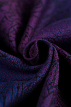 LennyTwin Carrier, jacquard weave 100% cotton - WILD WINE - BOUQUET - Woven Baby Standard   lenny_twin    #