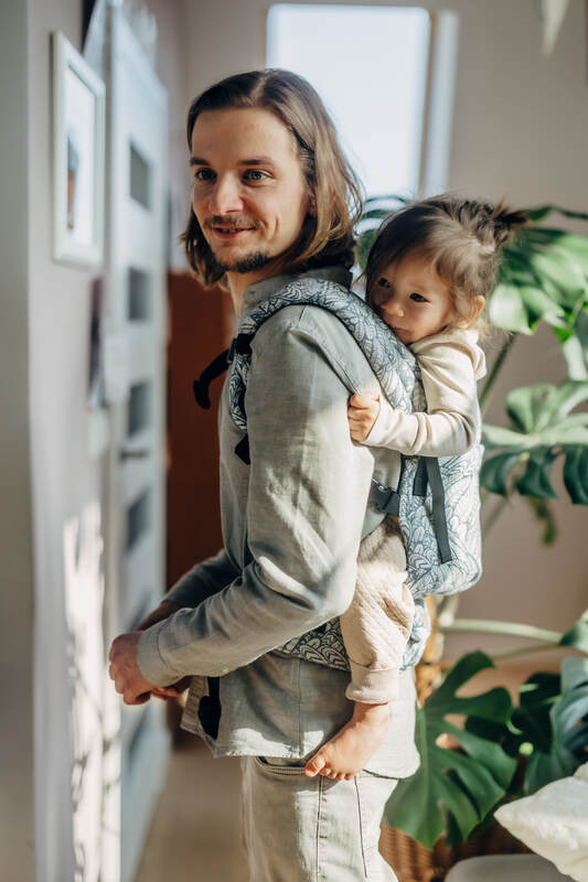 LennyLight Carrier, jacquard weave 100% cotton - WILD SOUL - NIKE - Woven Baby Standard   lenny_light    #