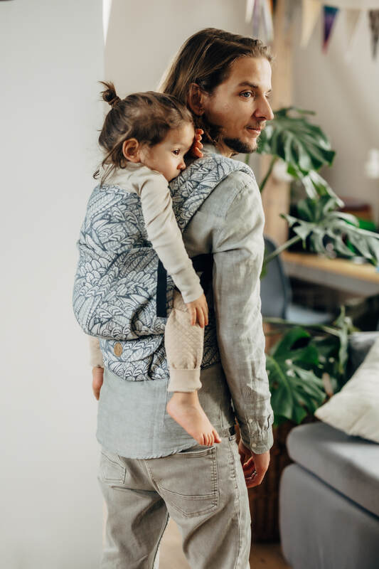 LennyLight Carrier, jacquard weave 100% cotton - WILD SOUL - NIKE - Woven Baby Standard   lenny_light    #