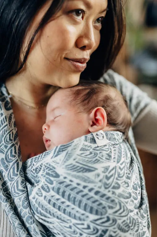 Baby Wrap, Jacquard Weave (100% cotton) - WILD SOUL - NIKE - Woven Baby Size - L-Size - S-Size - XS   long_woven_wraps    #