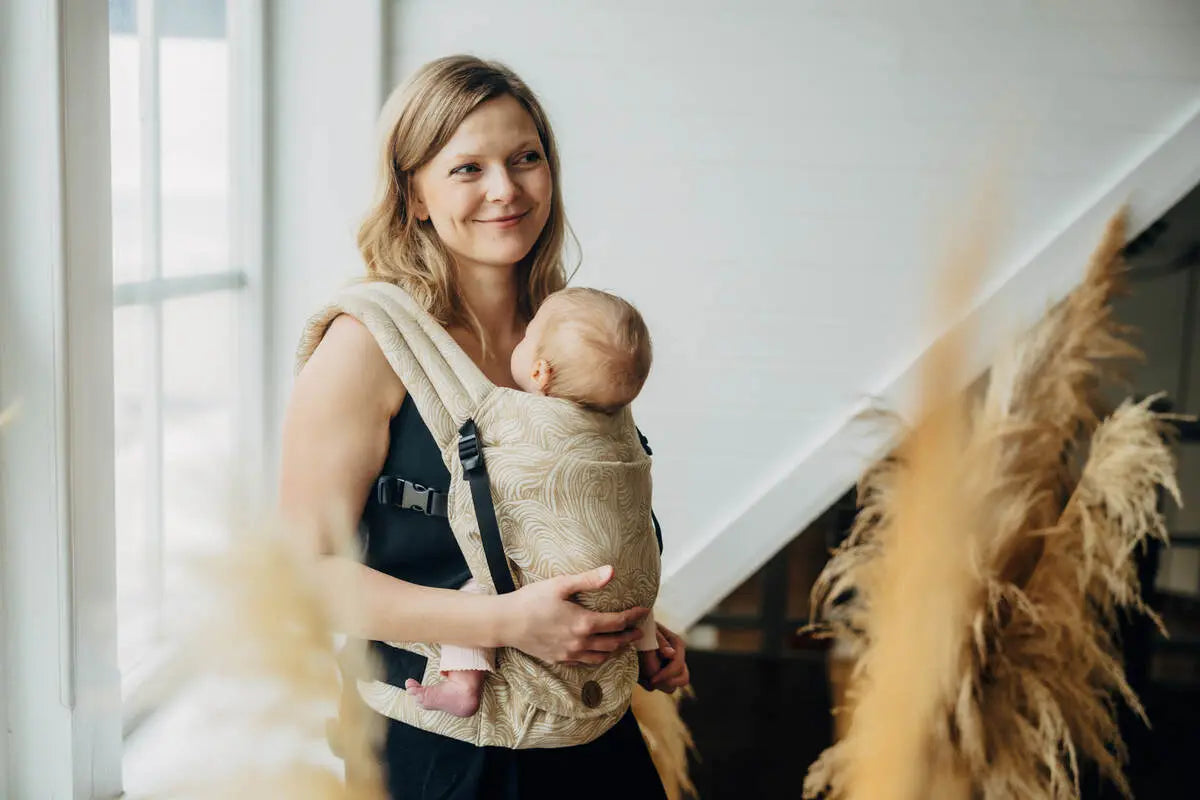 LennyLight Carrier, jacquard weave 100% cotton - RAPUNZEL - AURATUM - Woven Baby Standard   lenny_light    #