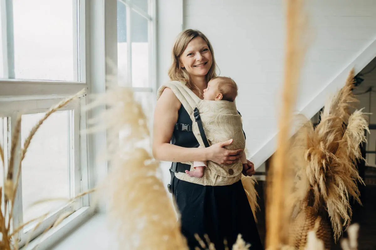LennyLight Carrier, jacquard weave 100% cotton - RAPUNZEL - AURATUM - Woven Baby Standard   lenny_light    #