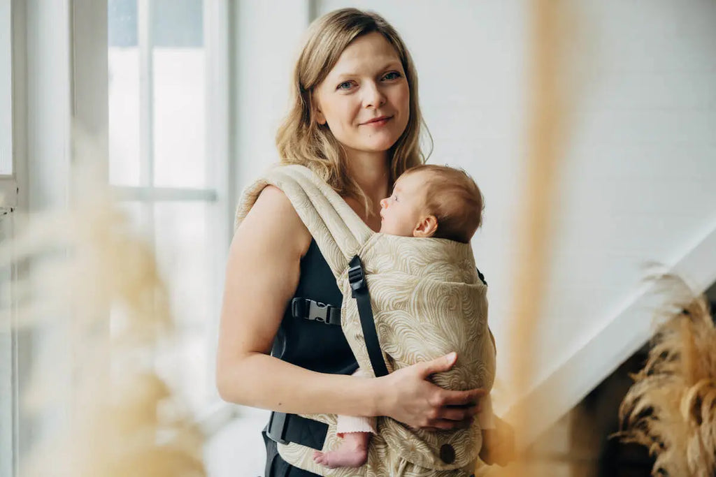 LennyLight Carrier, jacquard weave 100% cotton - RAPUNZEL - AURATUM - Woven Baby Standard   lenny_light    #
