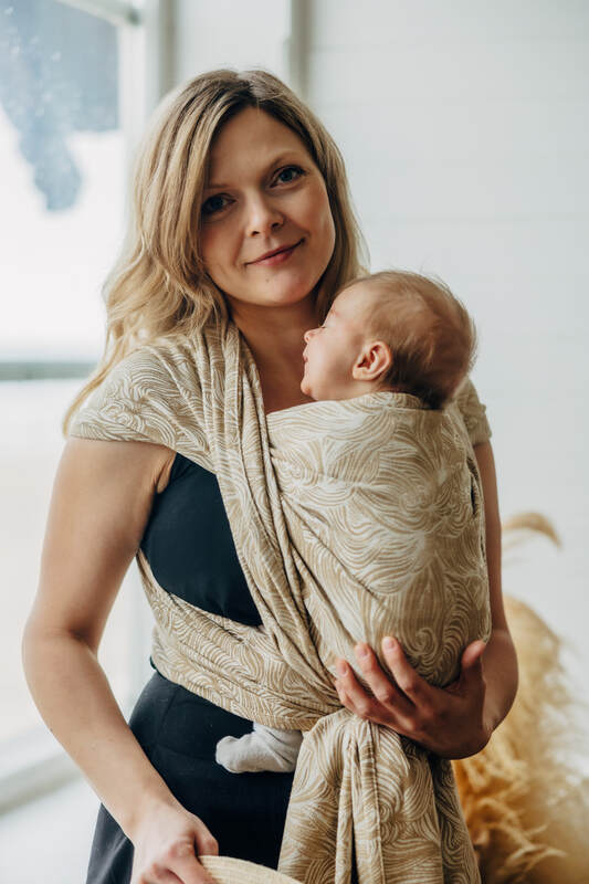 Baby Wrap, Jacquard Weave (100% cotton) - RAPUNZEL - AURATUM