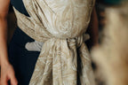 Baby Wrap, Jacquard Weave (100% cotton) - RAPUNZEL - AURATUM - Woven Baby XS - 4   long_woven_wraps    #