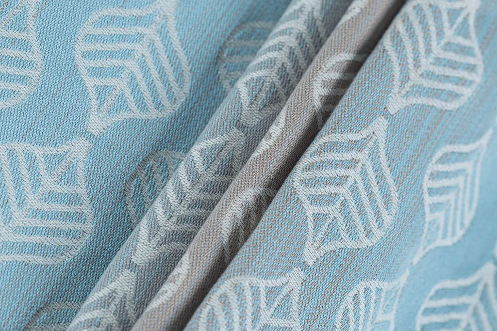Ring Sling, Jacquard Weave (100% cotton), with gathered shoulder - PETALS - RESTFUL - standard 1.8m - Woven Baby    ring_slings    #