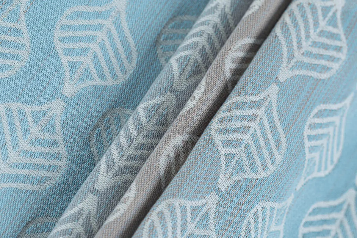 Ring Sling, Jacquard Weave (100% cotton), with gathered shoulder - PETALS - RESTFUL - standard 1.8m - Woven Baby    ring_slings    #