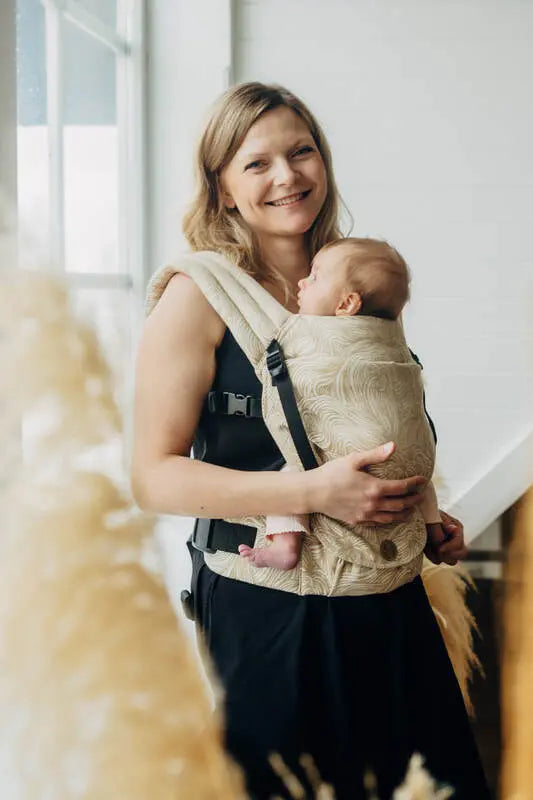 LennyLight Carrier, jacquard weave 100% cotton - RAPUNZEL - AURATUM - Woven Baby Standard   lenny_light    #