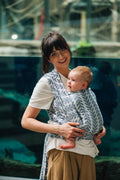 Baby Wrap, Jacquard Weave (100% bamboo viscose) - CATKIN - WILLOW